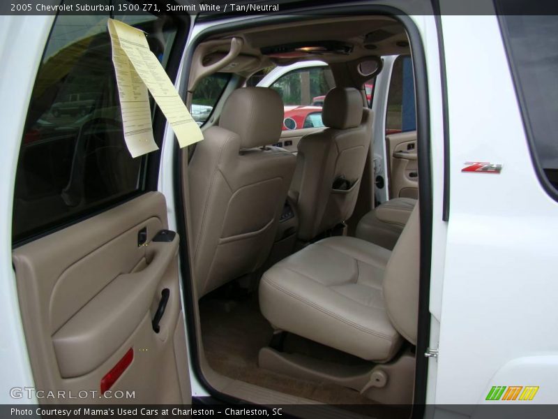 Summit White / Tan/Neutral 2005 Chevrolet Suburban 1500 Z71