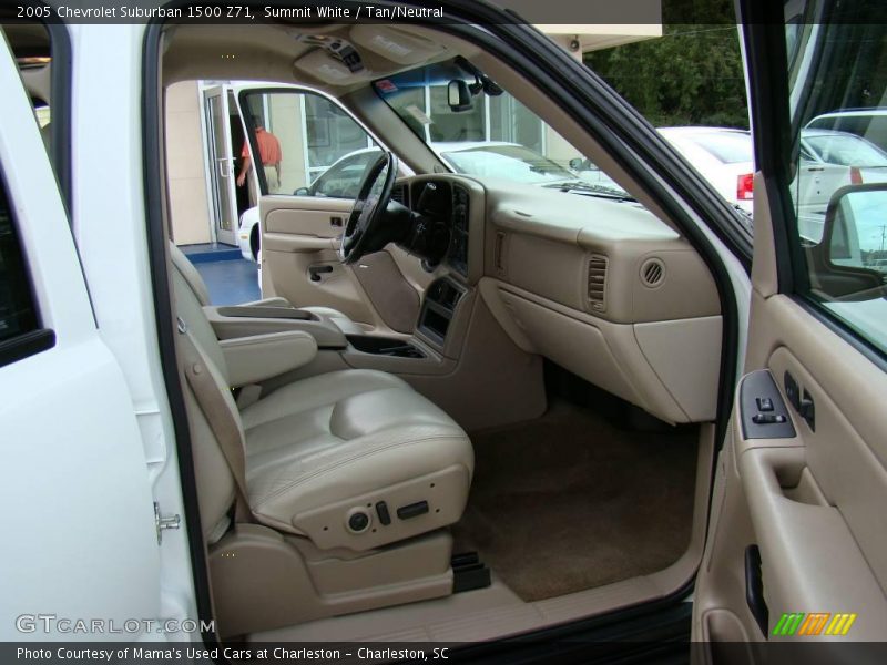 Summit White / Tan/Neutral 2005 Chevrolet Suburban 1500 Z71
