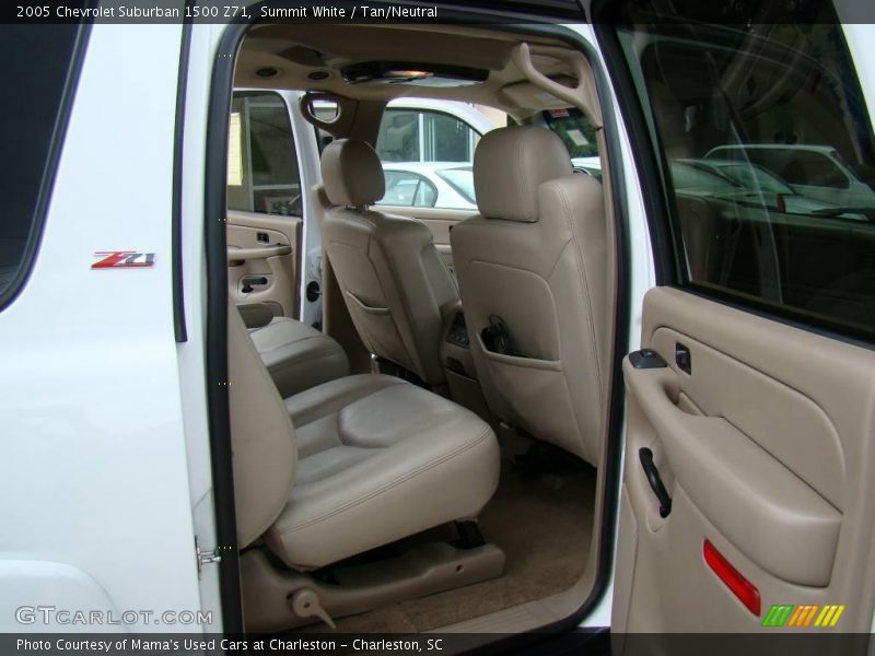 Summit White / Tan/Neutral 2005 Chevrolet Suburban 1500 Z71
