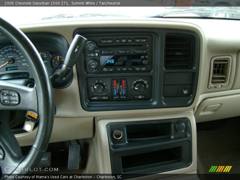 Summit White / Tan/Neutral 2005 Chevrolet Suburban 1500 Z71
