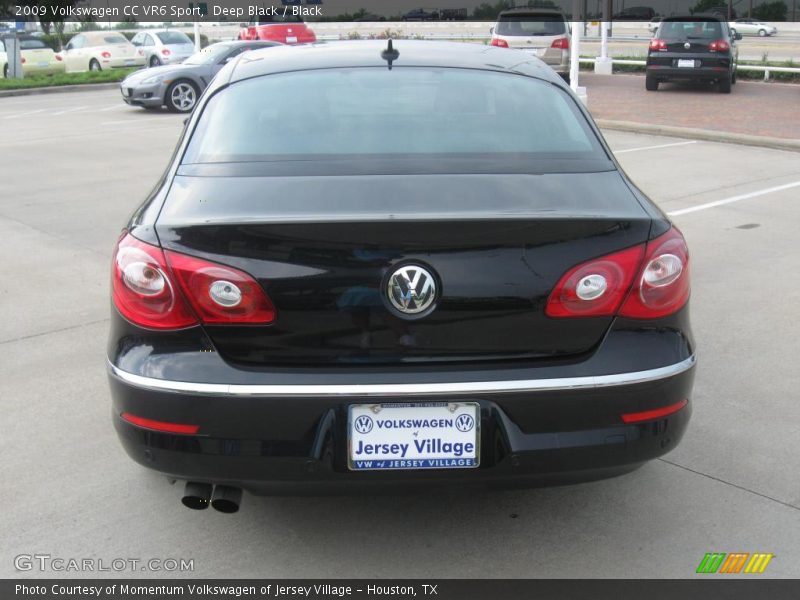 Deep Black / Black 2009 Volkswagen CC VR6 Sport