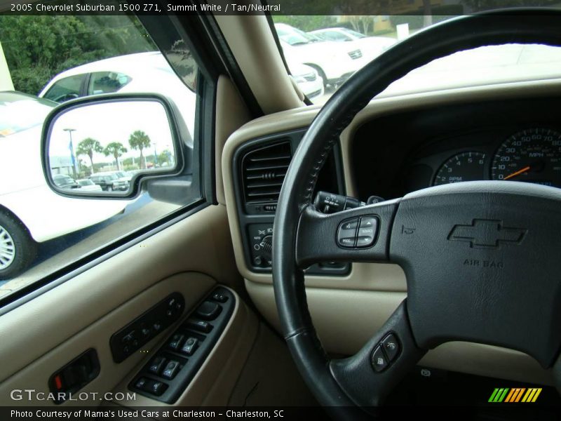 Summit White / Tan/Neutral 2005 Chevrolet Suburban 1500 Z71