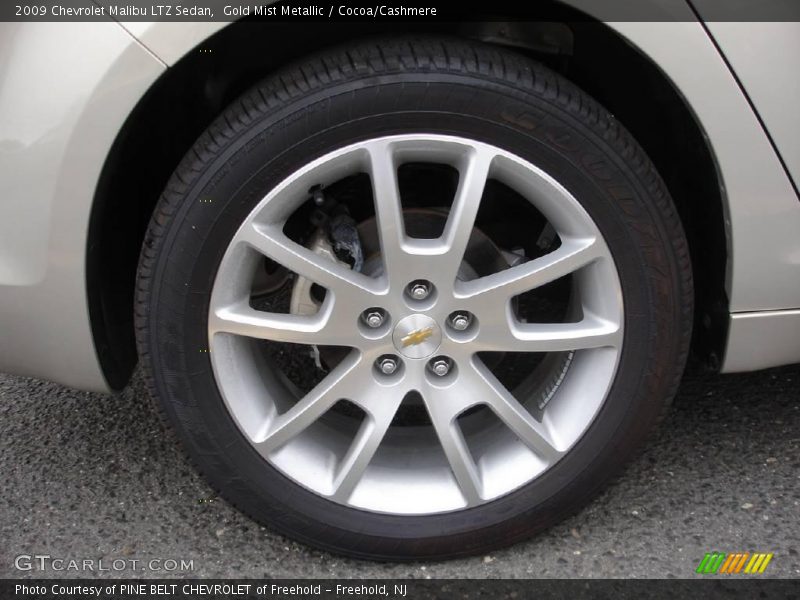 Gold Mist Metallic / Cocoa/Cashmere 2009 Chevrolet Malibu LTZ Sedan
