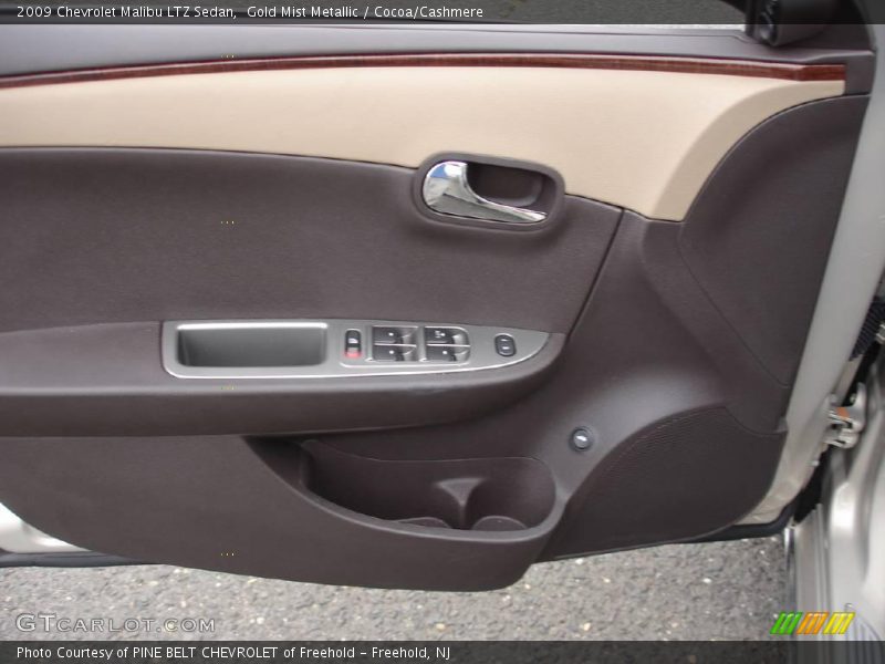 Gold Mist Metallic / Cocoa/Cashmere 2009 Chevrolet Malibu LTZ Sedan