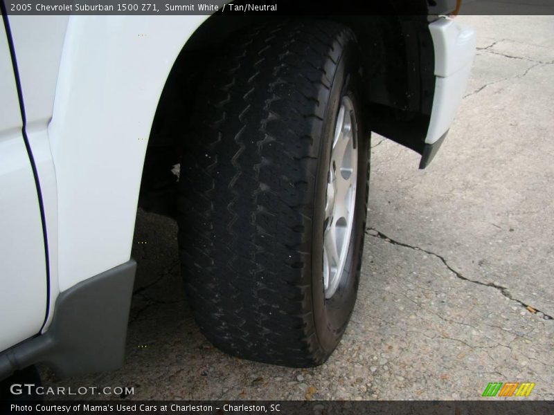 Summit White / Tan/Neutral 2005 Chevrolet Suburban 1500 Z71