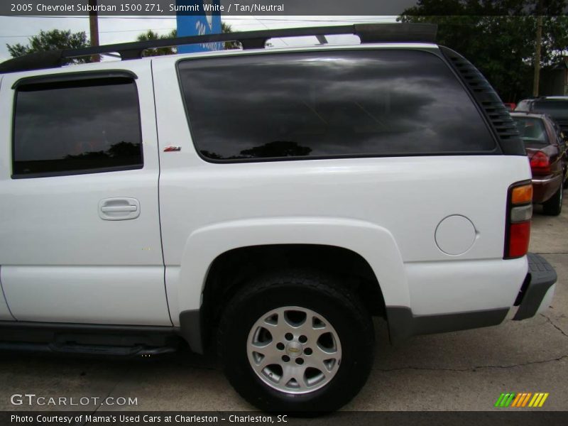 Summit White / Tan/Neutral 2005 Chevrolet Suburban 1500 Z71