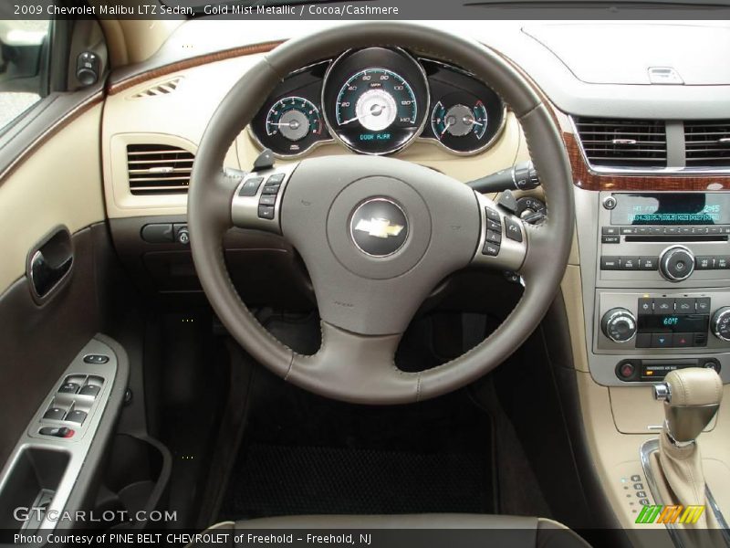 Gold Mist Metallic / Cocoa/Cashmere 2009 Chevrolet Malibu LTZ Sedan