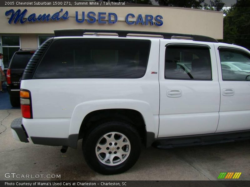 Summit White / Tan/Neutral 2005 Chevrolet Suburban 1500 Z71