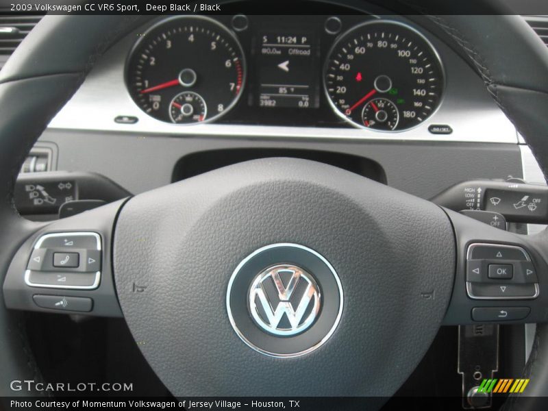 Deep Black / Black 2009 Volkswagen CC VR6 Sport