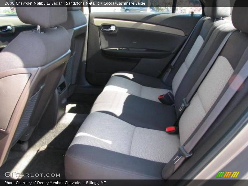 Sandstone Metallic / Cocoa/Cashmere Beige 2008 Chevrolet Malibu LS Sedan
