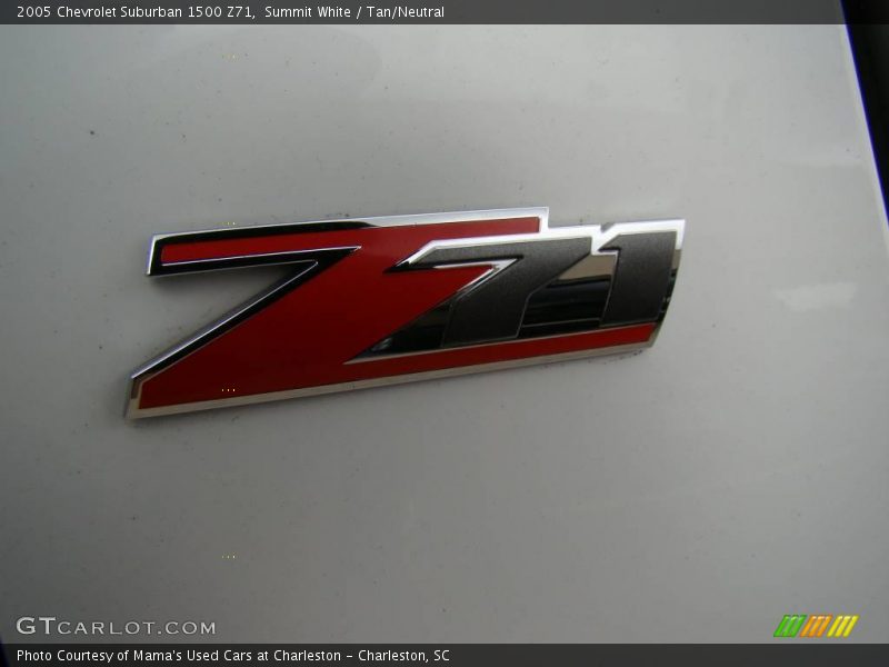 Summit White / Tan/Neutral 2005 Chevrolet Suburban 1500 Z71