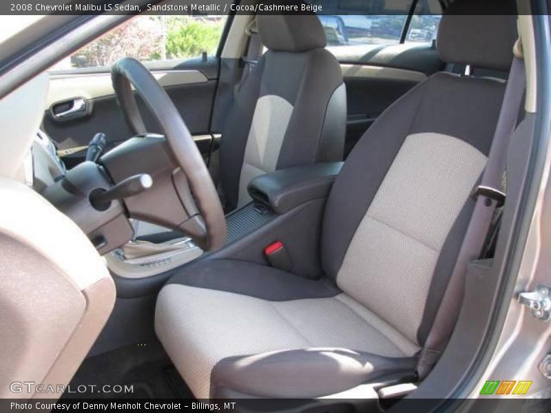 Sandstone Metallic / Cocoa/Cashmere Beige 2008 Chevrolet Malibu LS Sedan