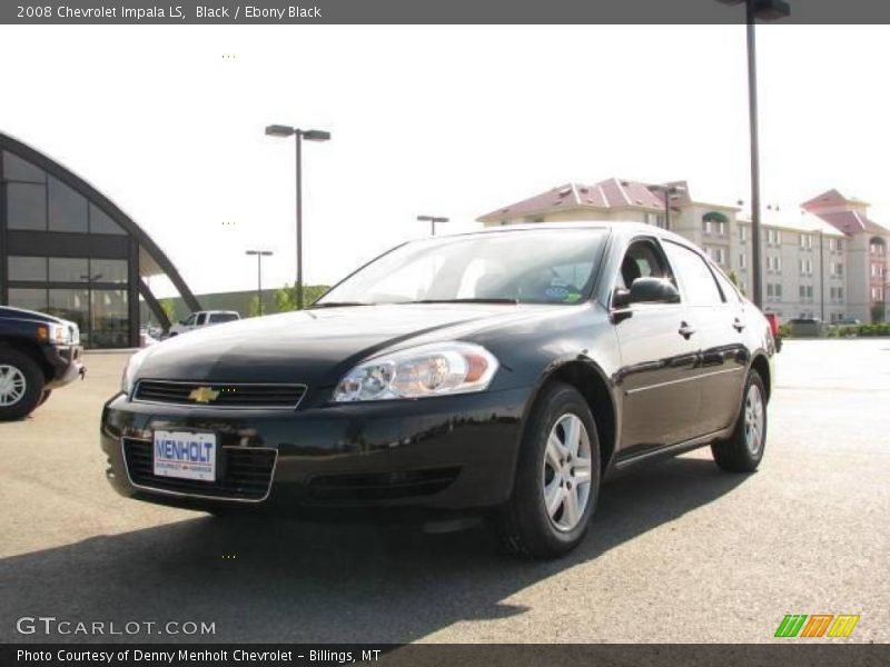 Black / Ebony Black 2008 Chevrolet Impala LS