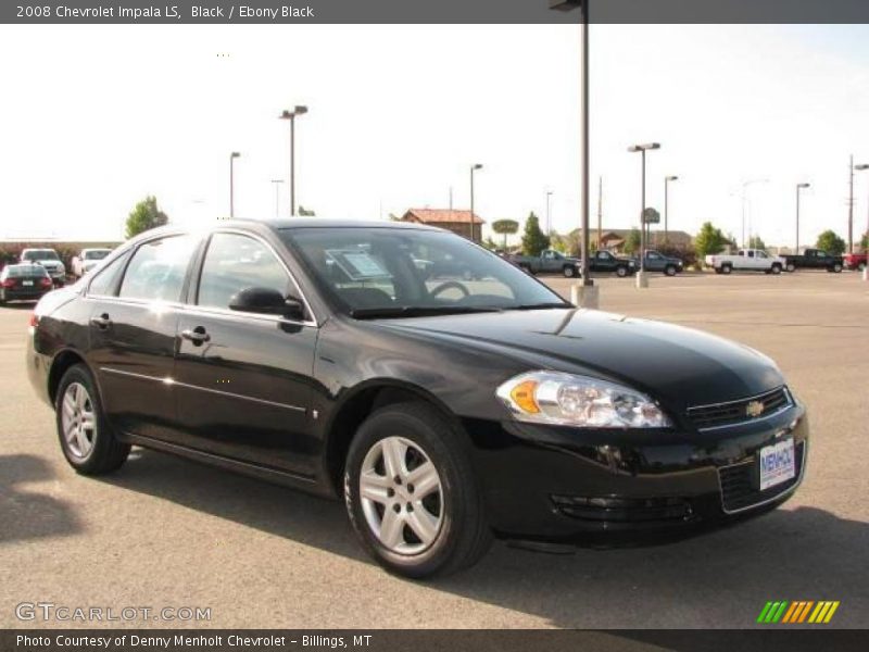 Black / Ebony Black 2008 Chevrolet Impala LS