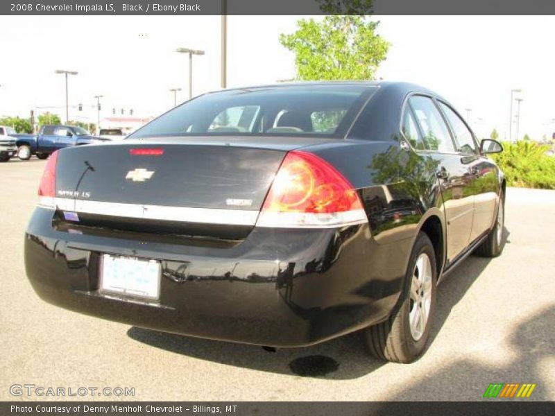 Black / Ebony Black 2008 Chevrolet Impala LS