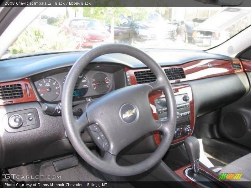 Black / Ebony Black 2008 Chevrolet Impala LS