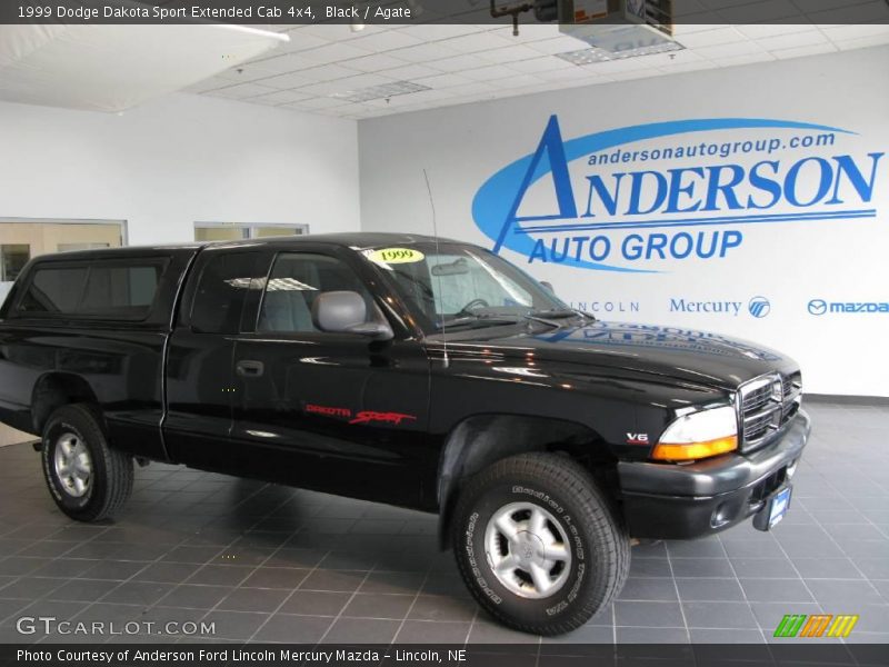 Black / Agate 1999 Dodge Dakota Sport Extended Cab 4x4