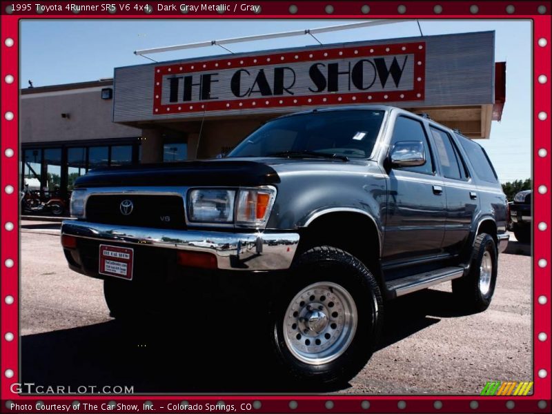 Dark Gray Metallic / Gray 1995 Toyota 4Runner SR5 V6 4x4