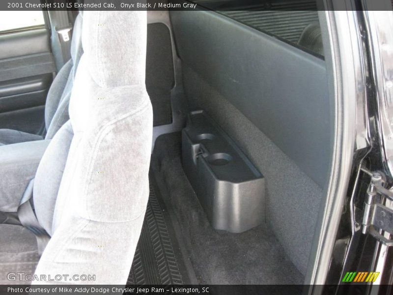 Onyx Black / Medium Gray 2001 Chevrolet S10 LS Extended Cab