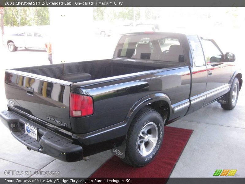 Onyx Black / Medium Gray 2001 Chevrolet S10 LS Extended Cab