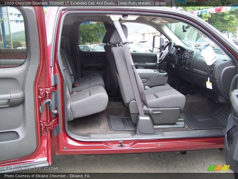 Deep Ruby Metallic / Ebony 2009 Chevrolet Silverado 3500HD LT Extended Cab 4x4 Dually