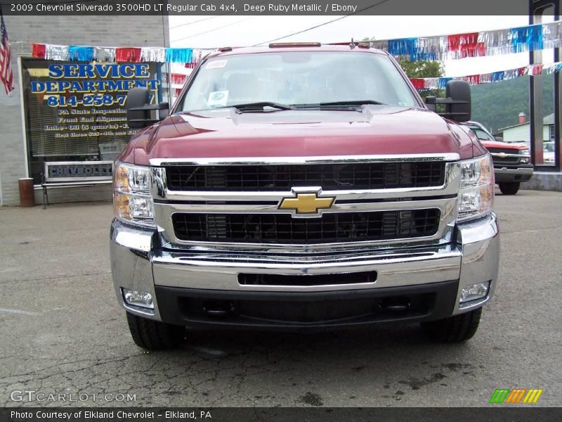 Deep Ruby Metallic / Ebony 2009 Chevrolet Silverado 3500HD LT Regular Cab 4x4