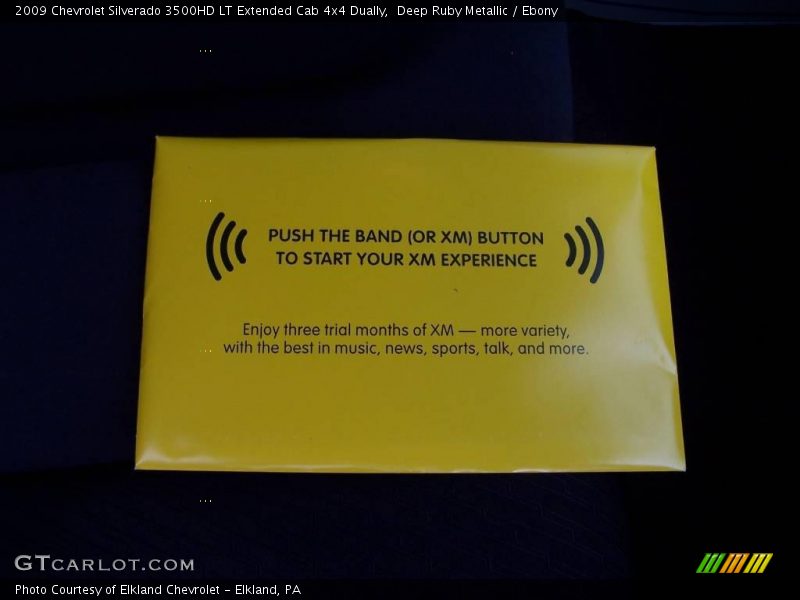 Deep Ruby Metallic / Ebony 2009 Chevrolet Silverado 3500HD LT Extended Cab 4x4 Dually
