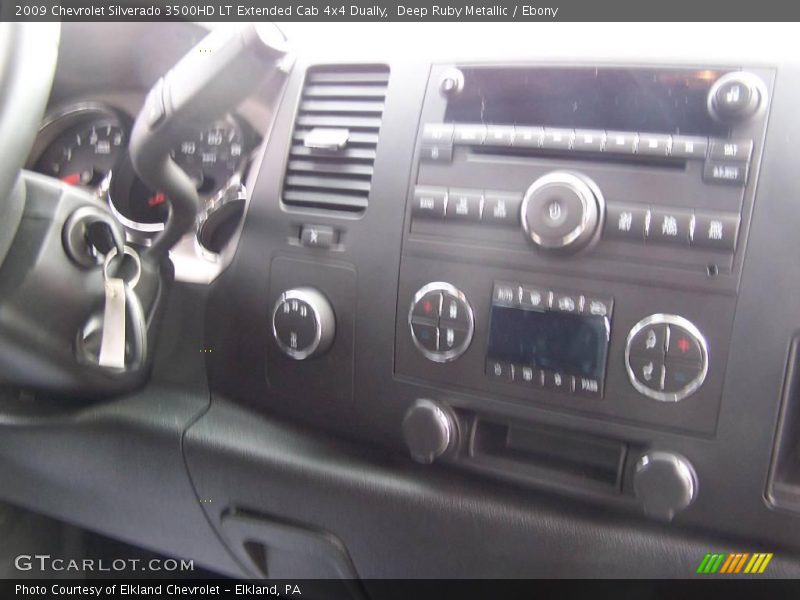Deep Ruby Metallic / Ebony 2009 Chevrolet Silverado 3500HD LT Extended Cab 4x4 Dually