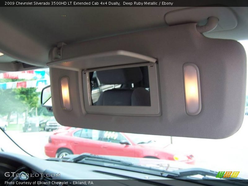 Deep Ruby Metallic / Ebony 2009 Chevrolet Silverado 3500HD LT Extended Cab 4x4 Dually