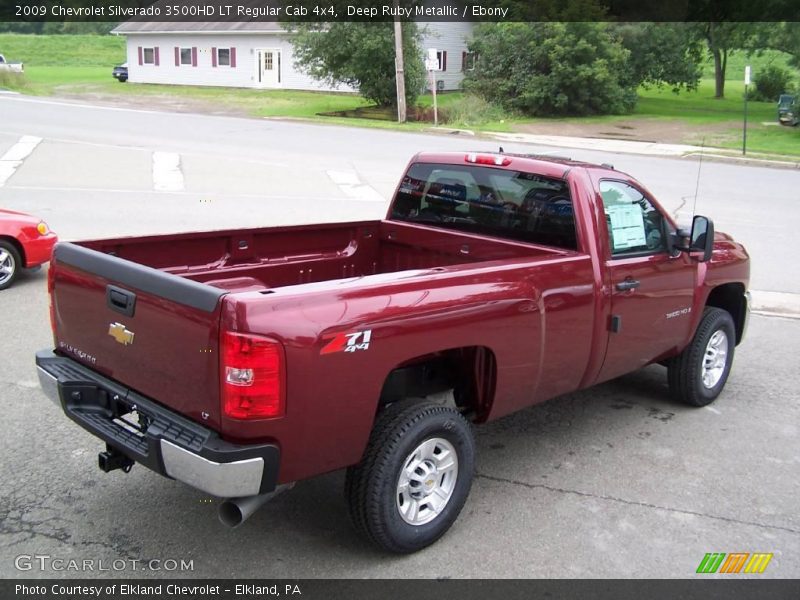 Deep Ruby Metallic / Ebony 2009 Chevrolet Silverado 3500HD LT Regular Cab 4x4
