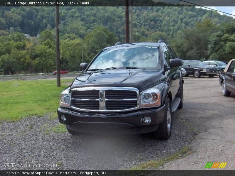 Black / Khaki 2005 Dodge Durango Limited 4x4