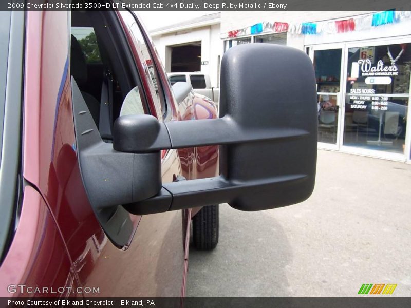 Deep Ruby Metallic / Ebony 2009 Chevrolet Silverado 3500HD LT Extended Cab 4x4 Dually