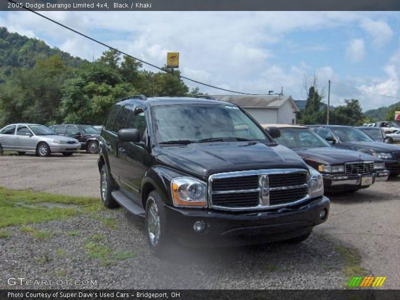 Black / Khaki 2005 Dodge Durango Limited 4x4