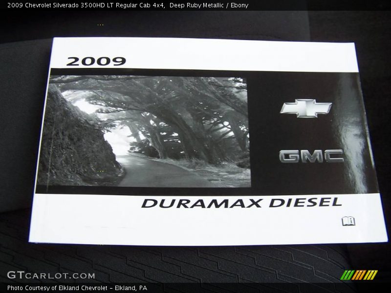 Deep Ruby Metallic / Ebony 2009 Chevrolet Silverado 3500HD LT Regular Cab 4x4