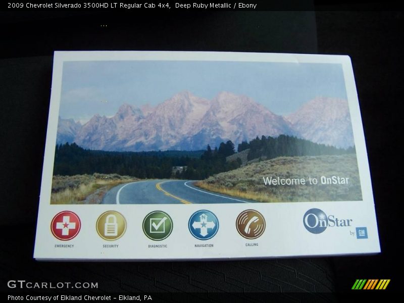 Deep Ruby Metallic / Ebony 2009 Chevrolet Silverado 3500HD LT Regular Cab 4x4