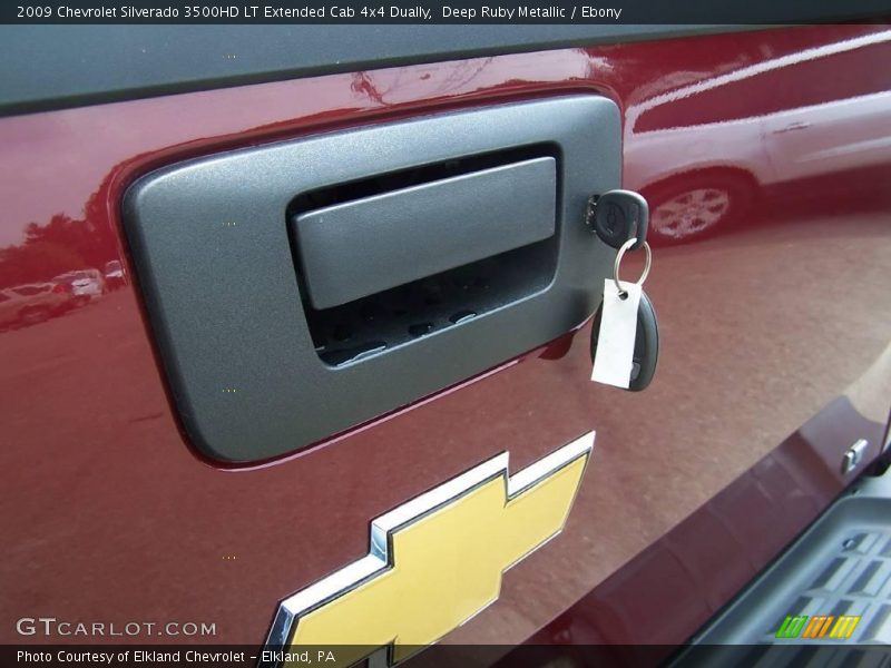 Deep Ruby Metallic / Ebony 2009 Chevrolet Silverado 3500HD LT Extended Cab 4x4 Dually