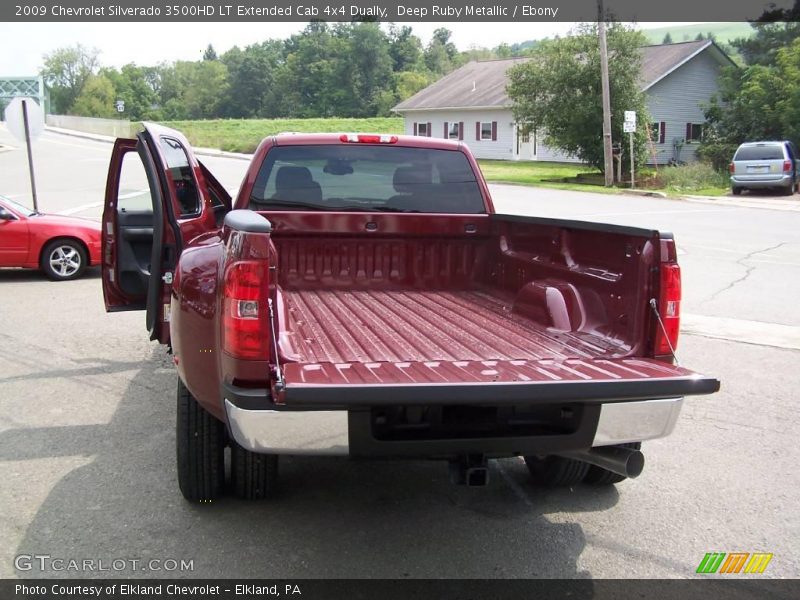 Deep Ruby Metallic / Ebony 2009 Chevrolet Silverado 3500HD LT Extended Cab 4x4 Dually