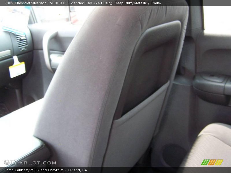 Deep Ruby Metallic / Ebony 2009 Chevrolet Silverado 3500HD LT Extended Cab 4x4 Dually