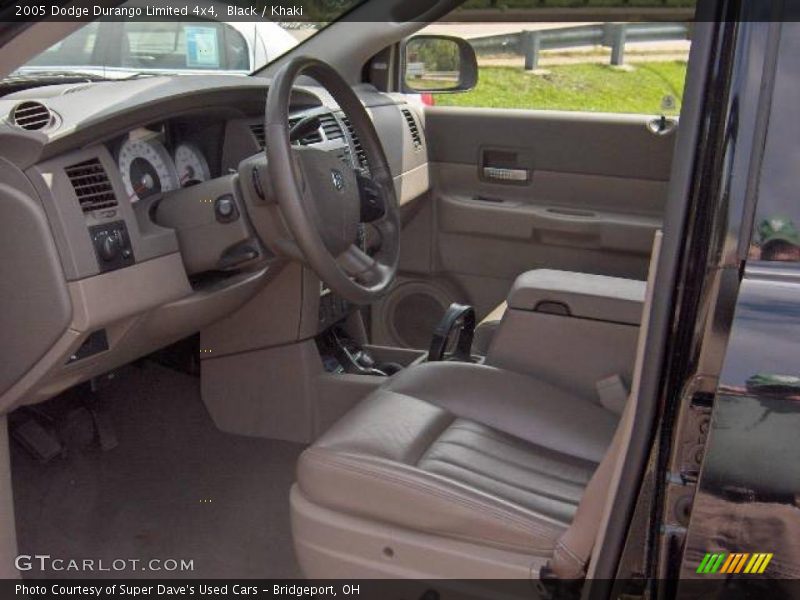 Black / Khaki 2005 Dodge Durango Limited 4x4