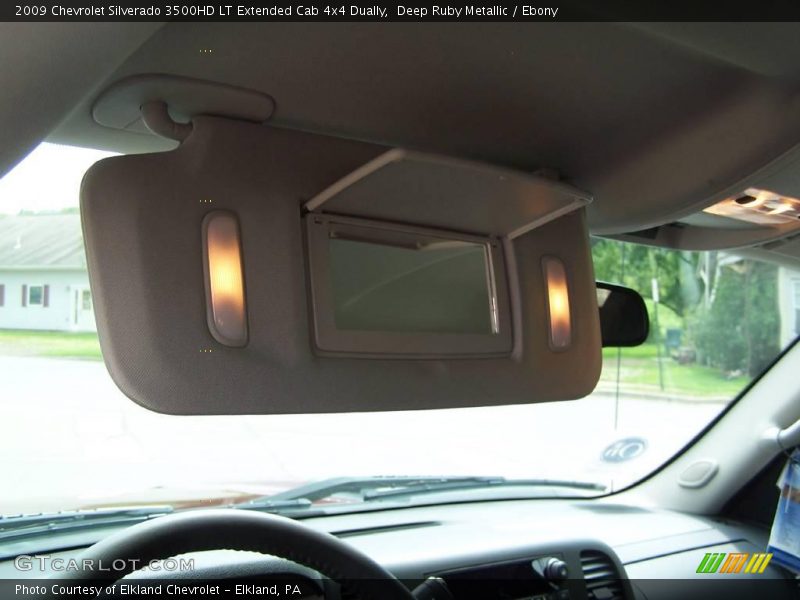Deep Ruby Metallic / Ebony 2009 Chevrolet Silverado 3500HD LT Extended Cab 4x4 Dually