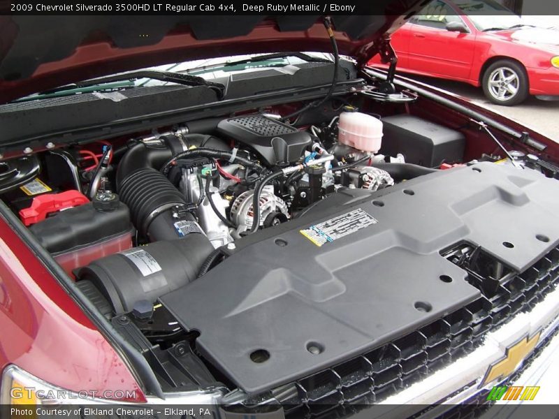 Deep Ruby Metallic / Ebony 2009 Chevrolet Silverado 3500HD LT Regular Cab 4x4