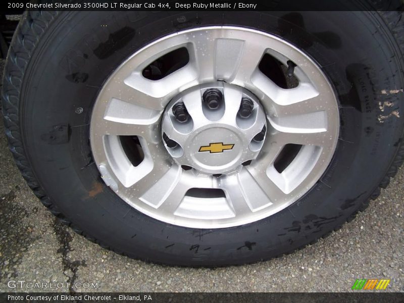 Deep Ruby Metallic / Ebony 2009 Chevrolet Silverado 3500HD LT Regular Cab 4x4