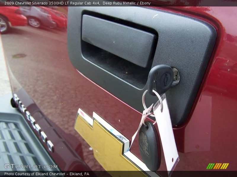 Deep Ruby Metallic / Ebony 2009 Chevrolet Silverado 3500HD LT Regular Cab 4x4
