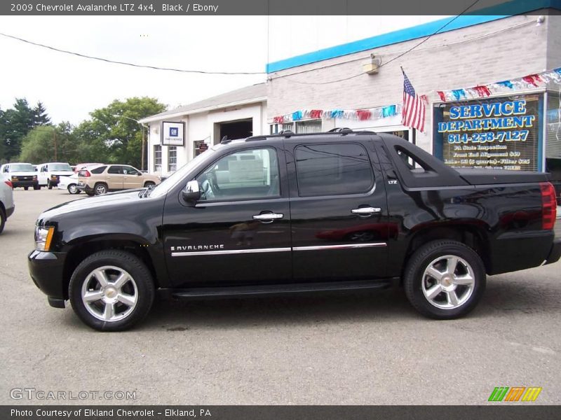 Black / Ebony 2009 Chevrolet Avalanche LTZ 4x4