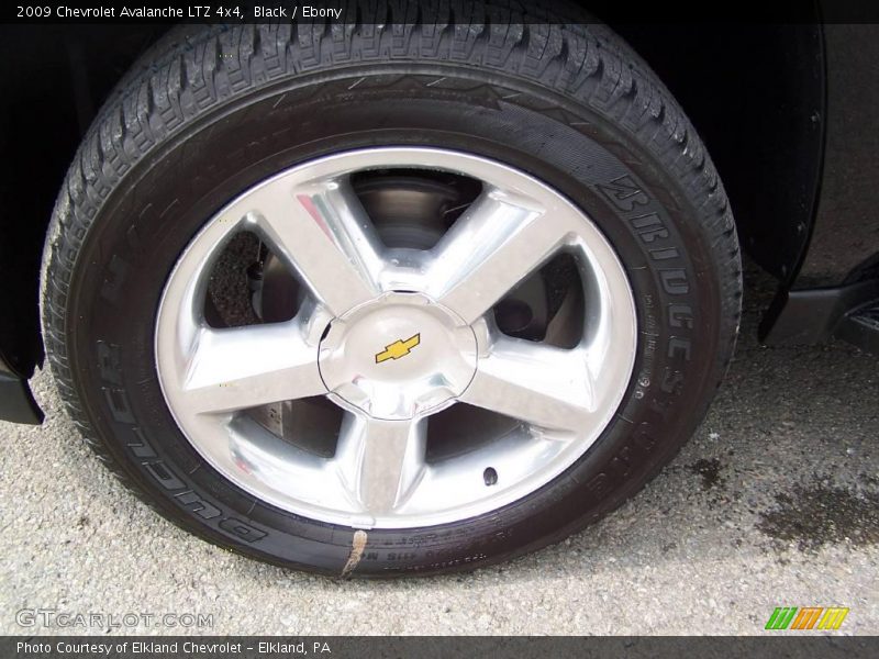 Black / Ebony 2009 Chevrolet Avalanche LTZ 4x4