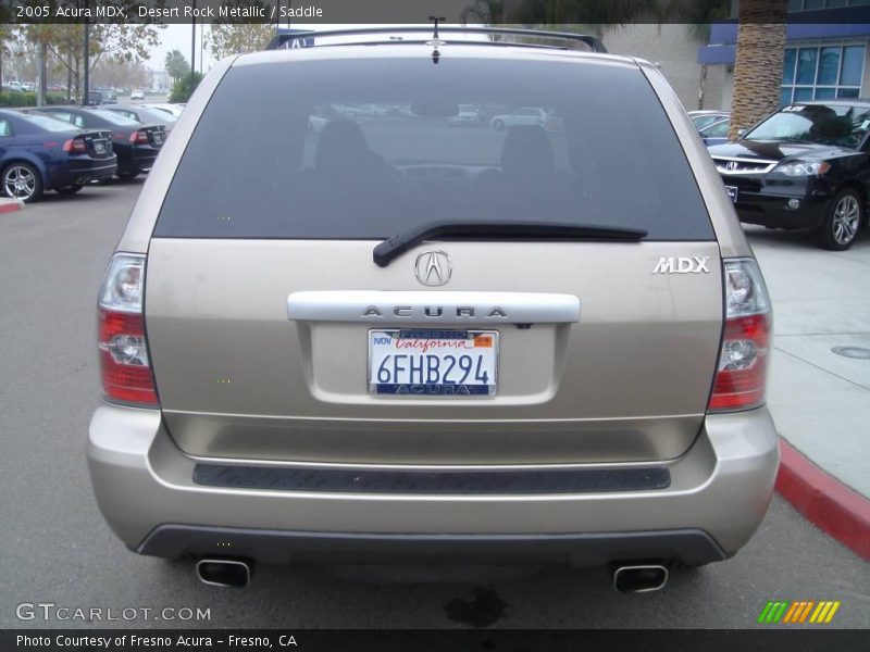 Desert Rock Metallic / Saddle 2005 Acura MDX