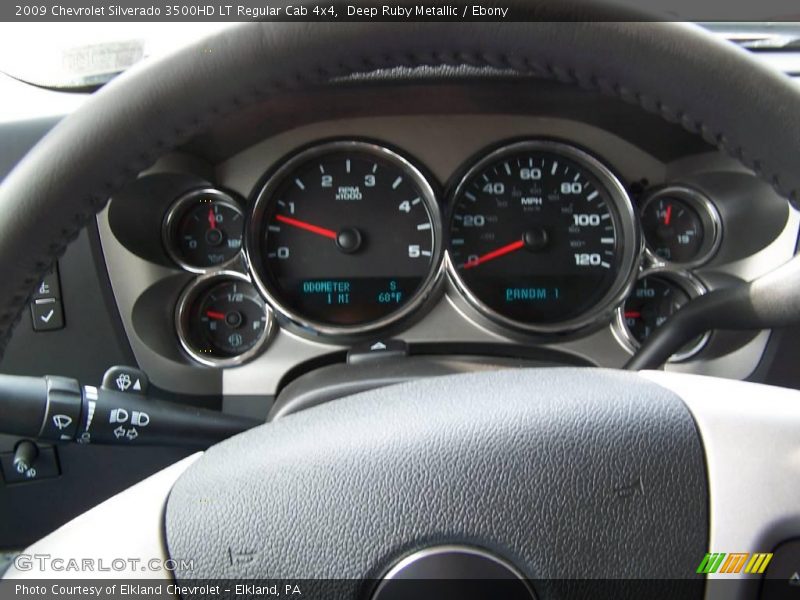 Deep Ruby Metallic / Ebony 2009 Chevrolet Silverado 3500HD LT Regular Cab 4x4
