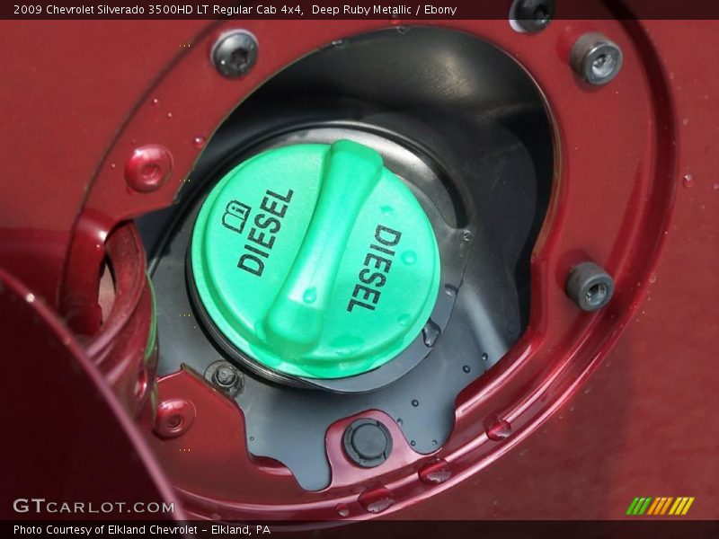 Deep Ruby Metallic / Ebony 2009 Chevrolet Silverado 3500HD LT Regular Cab 4x4