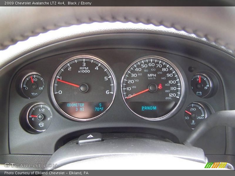 Black / Ebony 2009 Chevrolet Avalanche LTZ 4x4