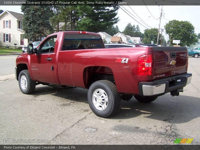 Deep Ruby Metallic / Ebony 2009 Chevrolet Silverado 3500HD LT Regular Cab 4x4